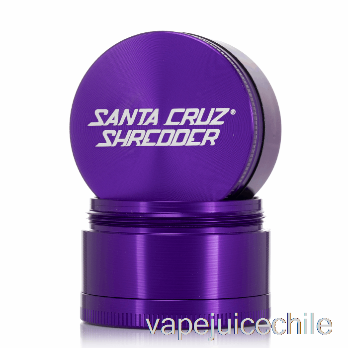 Trituradora Vape Vhile Santa Cruz Molinillo Mediano De 4 Piezas De 2,2 Pulgadas Morado (53 Mm)